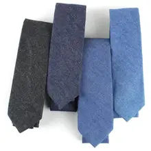 Модный мужской тонкий хлопковый деловой галстук-бабочка, однотонные цветные галстуки, повседневная декоративная рубашка, аксессуары, подарок