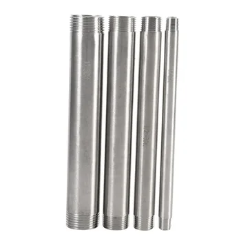 

SS304 Stainless Steel Male x Male Threaded Pipe Fitting 200mm BSP 1/4" 1/2" 3/4" 1"