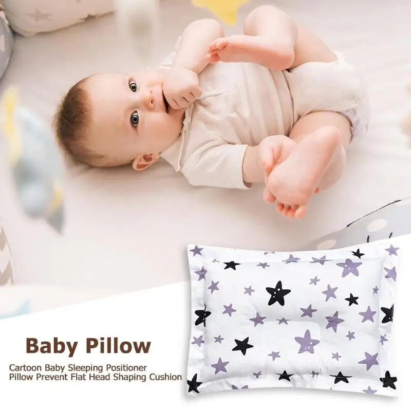 Cotton Baby Shaping Pillow Stroller Equipment Square neck pillow Baby Infant Neck Care