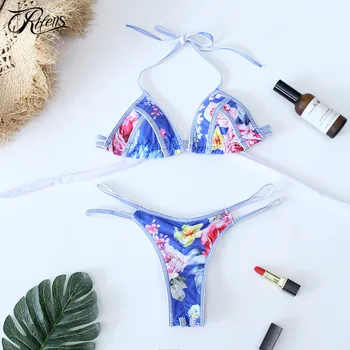 

Urifens 2019 Summer Beach Swimwear Women Sexy Bandage Bikinis Mujer Push Up Print Swimsuit Biquinis Feminino Moda Praia LJN59