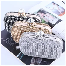 Luxury Diamond Evening Clutch New Pattern Banquet Evening bags Diamond Bride Handbag women bag With Chain Shoulder Bag xiyuan brand luxury full diamond clutch pineapple ladies rhinestone evening bag chain clutch purse banquet handbag messenger bag