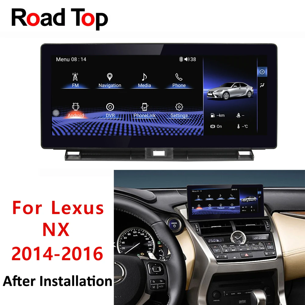 10 25 &quotAndroid дисплей для Lexus NX 200 t 300 h 2014 2016 Автомобильный мультимедийный монитор gps