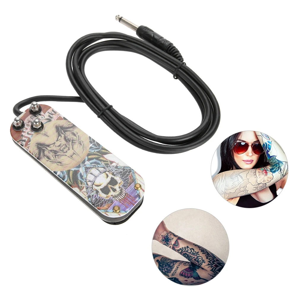 

Stainless Steel Tattoo Foot Pedal Thickened Steel Foot Switch Tattoo Machine Power Supply Foot Pedal