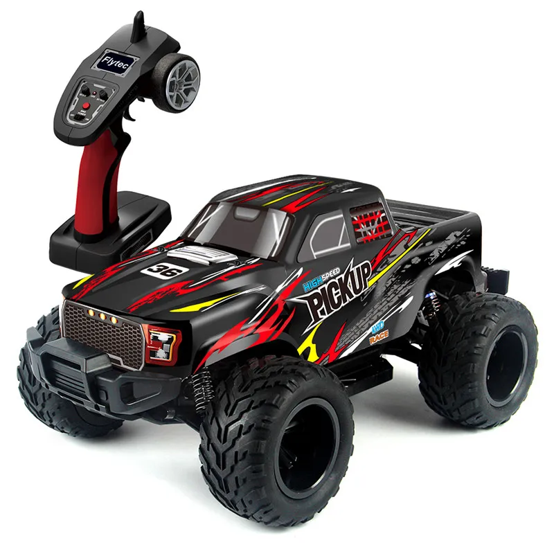 Flytec 8897 1:12 2,4 г 4WD 35 км/ч высокоскоростной Радиоуправляемый грузовик внедорожные грузовики RTR Багги электронная игрушка для детей Подарки