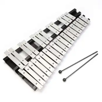 

Foldable 30 Notes Xylophone Percussion Glockenspiel Vibraphone Percussion Music Instruments with Storage Bag Musical Xylophone