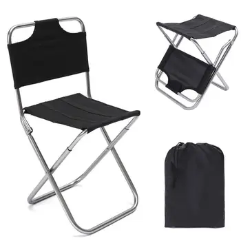 

Bearing 110kg Exceed Light 7075 Aluminium Alloy Fold Chair Outdoors Camping Picnic Rest Portable Leisure Fishing Barbecue Tool