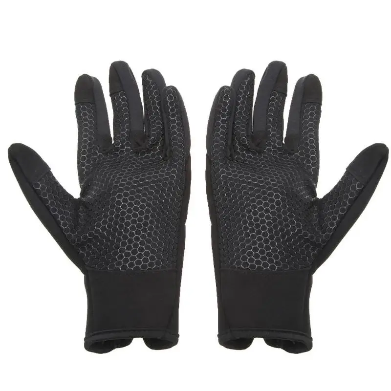 1 пара зимние теплые перчатки для катания на велосипеде ветроустойчивые теплые перчатки толстые теплые варежки Сенсорный экран перчатки