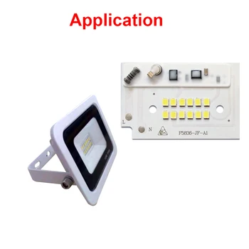 

10pcs Smart IC no need driver 10W 20W 30W 50W 100W 200W AC220V-240V Input LED SMD CHIP FOR DIY outdoor floodlight