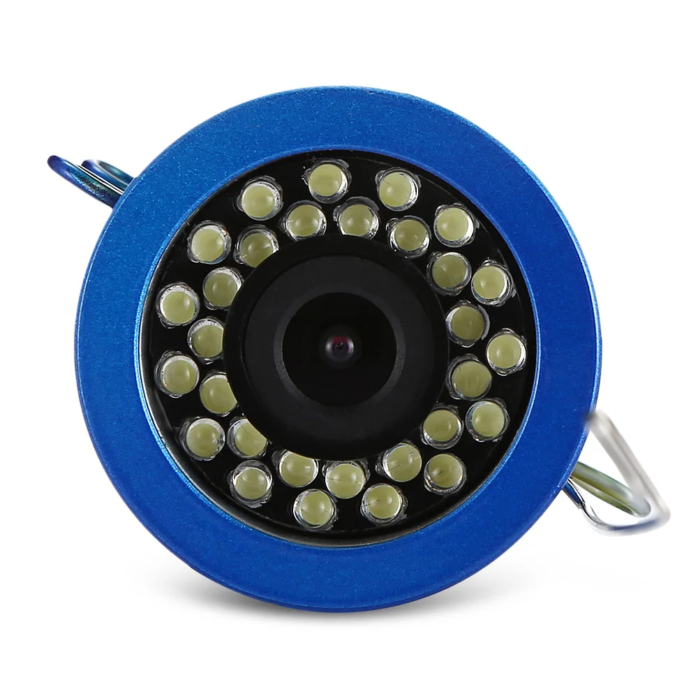 HD 1000TVL 30 pcs الأبيض المصابيح صياد السمك كاميرا تحت الماء 15 M/30 M كابل IP68 للماء صياد السمك كاميرا