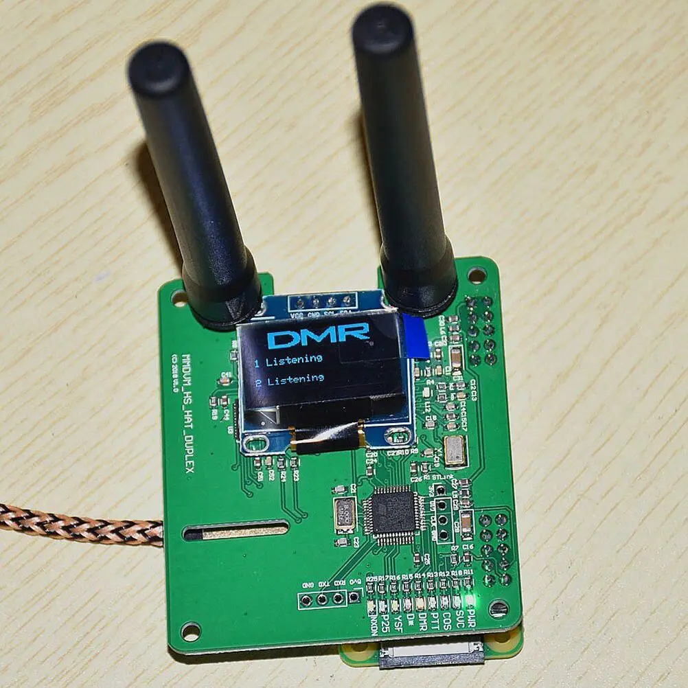 1 шт. беспроводная цифровая точка доступа Mmdvm для Pi Dmr P25 с 2 антеннами|Печатные