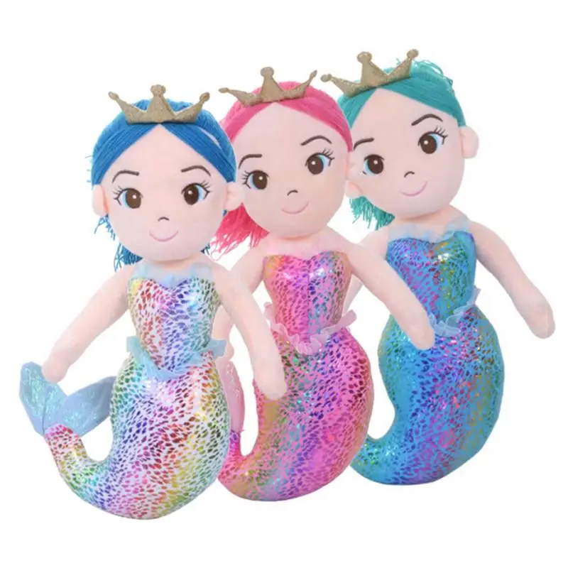 

Plush Doll Mermaid Princess Shape Pillow Plush Doll Innovative Plush Toy For Baby Girls