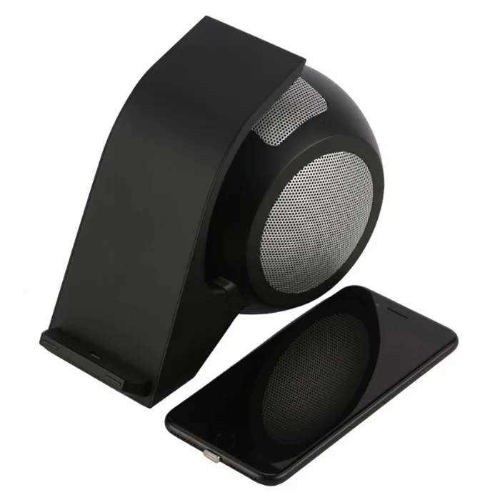 

Double Coil Smart Wireless Multi function Fast Charger with Bluetooth Speaker soundbar