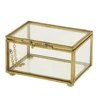 LUDA Geometric Glass Style Jewelry Box Table Container For Displaying Jewelry Keepsakes Home Decoration Plants Container Ewelr 2