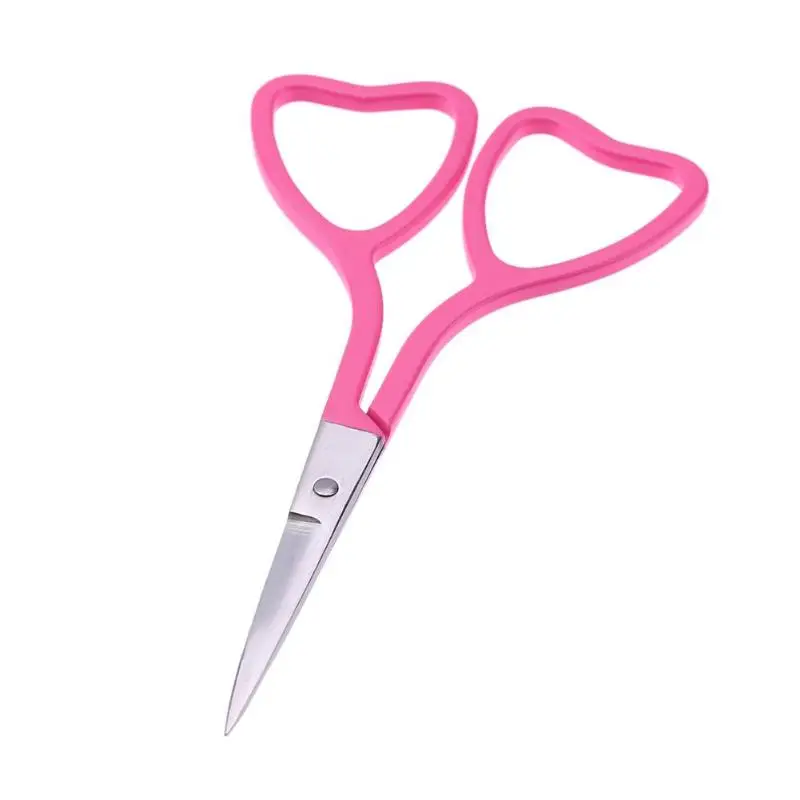 

Professional Stainless Steel Nose Hair Scissors Beard Eyebrow Facial Hairs False Eyelashes Trimmer Scissors Tweezers Makeup Tool