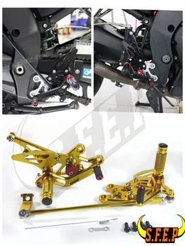 

CNC Adjustable Rearset Foot Pegs Rest Pedal For Yamaha FZ1 2006-07-08-09-2010-2011-2012-2013-2014-2015 & FZ8 2010-2011-2012-2013