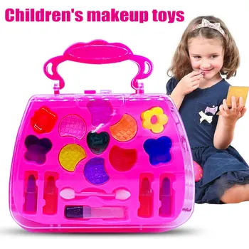 

Kids Girl Makeup Tools Set Suitcase Cosmetic Pretend Play Kit Princess Toy Gift YJS Dropship