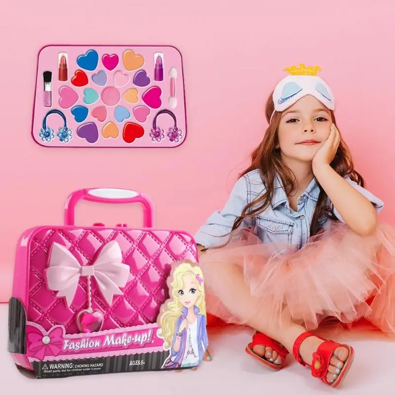 

Princess Girls Simulation Dressing Table Makeup Toy Cosmetics Party Performances Dressing Box Set Children Makeup Beauty Kit
