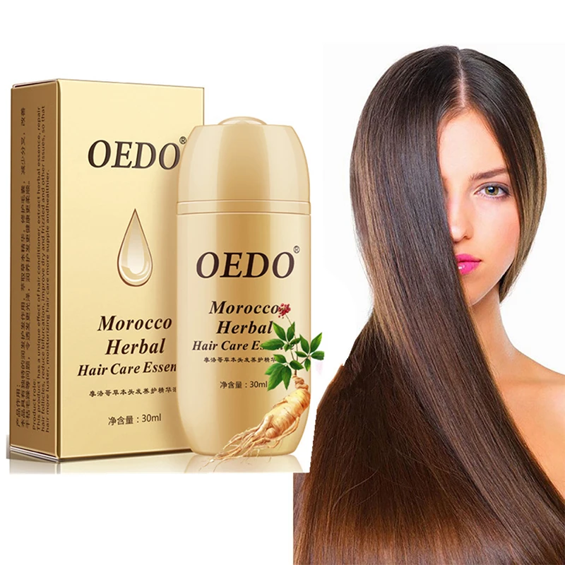 

Morocco Herbal Ginseng Hair Care Growth Essential Oil Liquid Essence Hair Loss Treatment Fast Dense Hair Root Repair Unisex