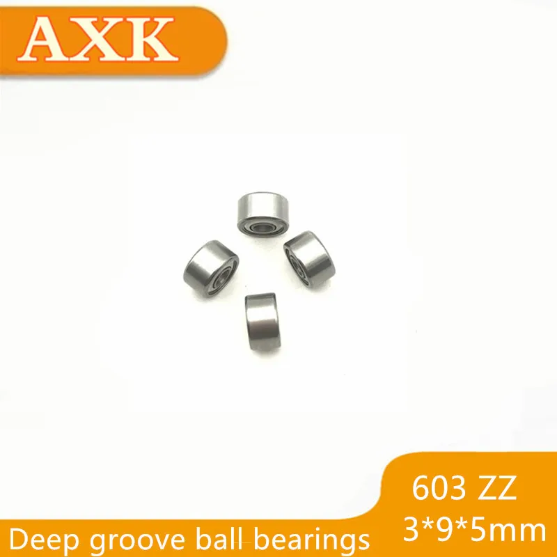

2023 Direct Selling Real 603zz Bearing Abec-1 ( 10 Pcs ) 3*9*5 Mm Miniature 603z Ball Bearings 603 Zz 2z