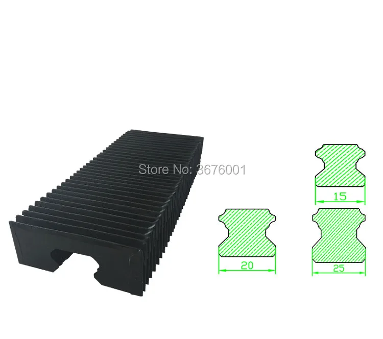 

HGW HGH Silver 15 20 25 30 35 Linear Guide Protective Cover Rail Telescopic Shield Dust Cover Cloth Water Dust-proof