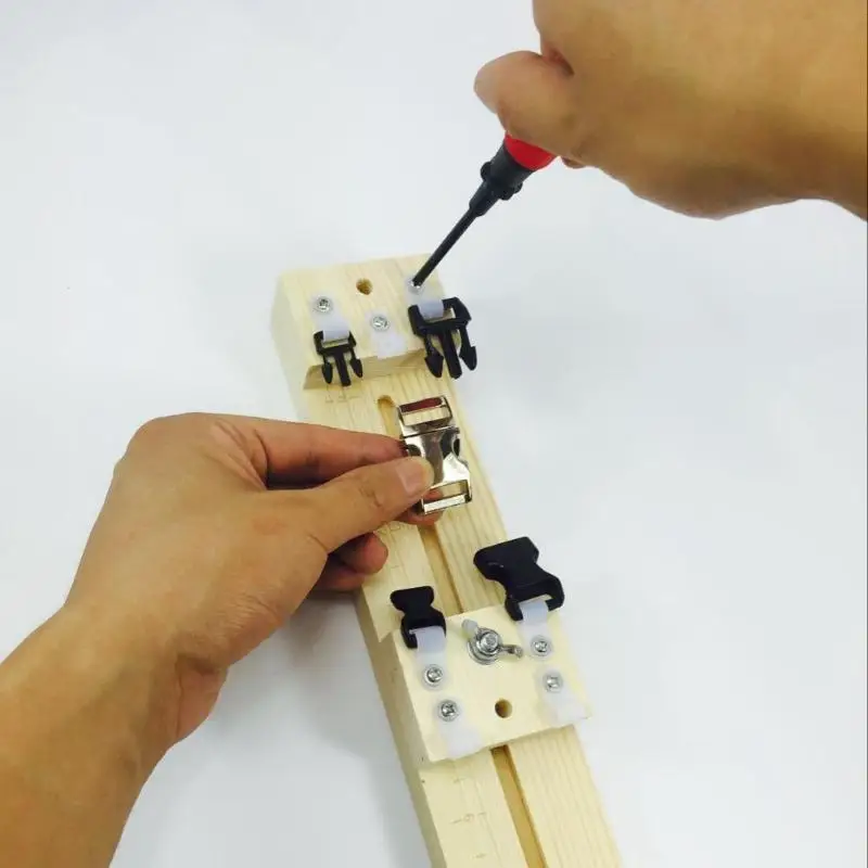 1 шт. инструмент для вязания браслетов DIY деревянный Паракорд джиг браслет
