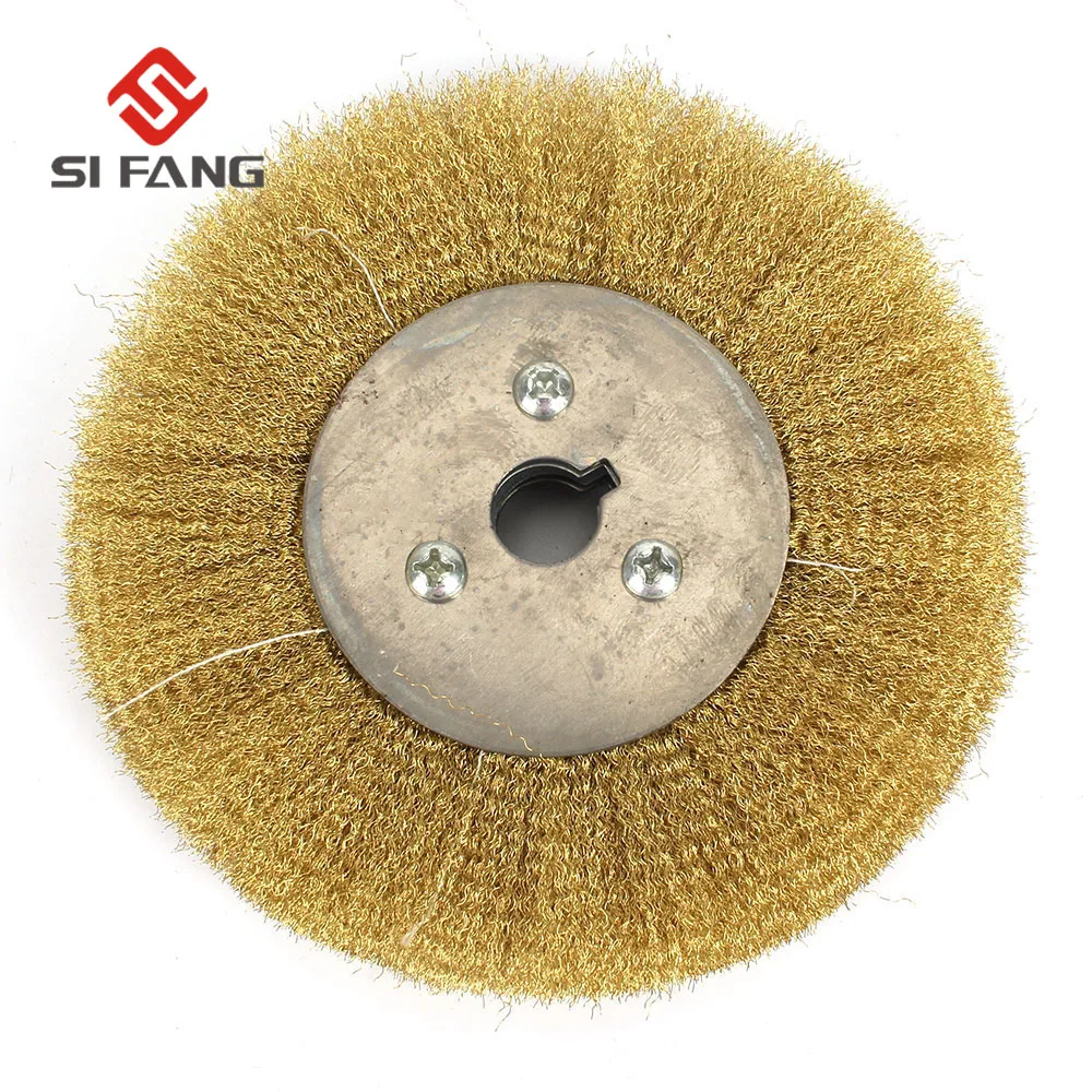 8 200mm Fine Wire Brush Wheel For Bench Grinder Polish 10
