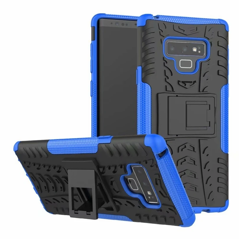 For Samsung Galaxy Note 9 / Note9 Rugged Hybrid Armor Heavy Duty TPU Stand Impact Plastic Case Hard Shock Proof Cover |