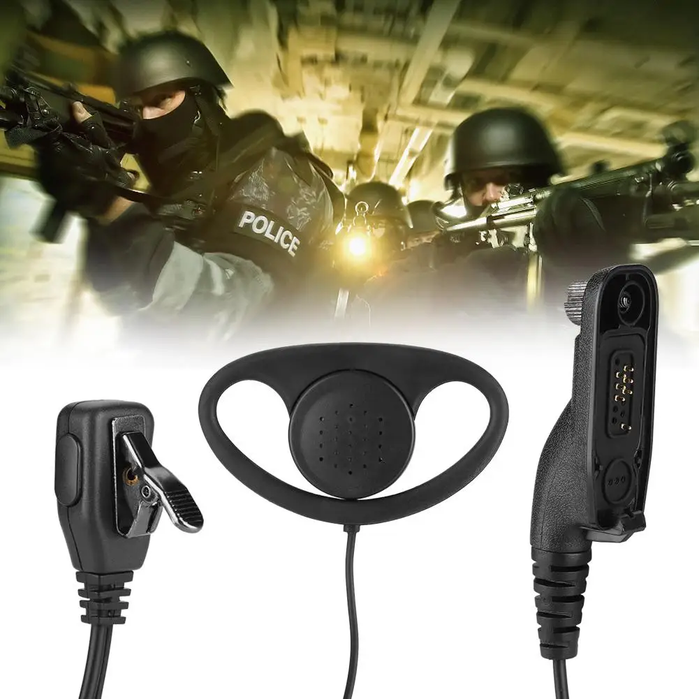 Behind The Head Headset for Motorola XPR-4500 XPR-6000 XPR-6100 XPR-6300//6350