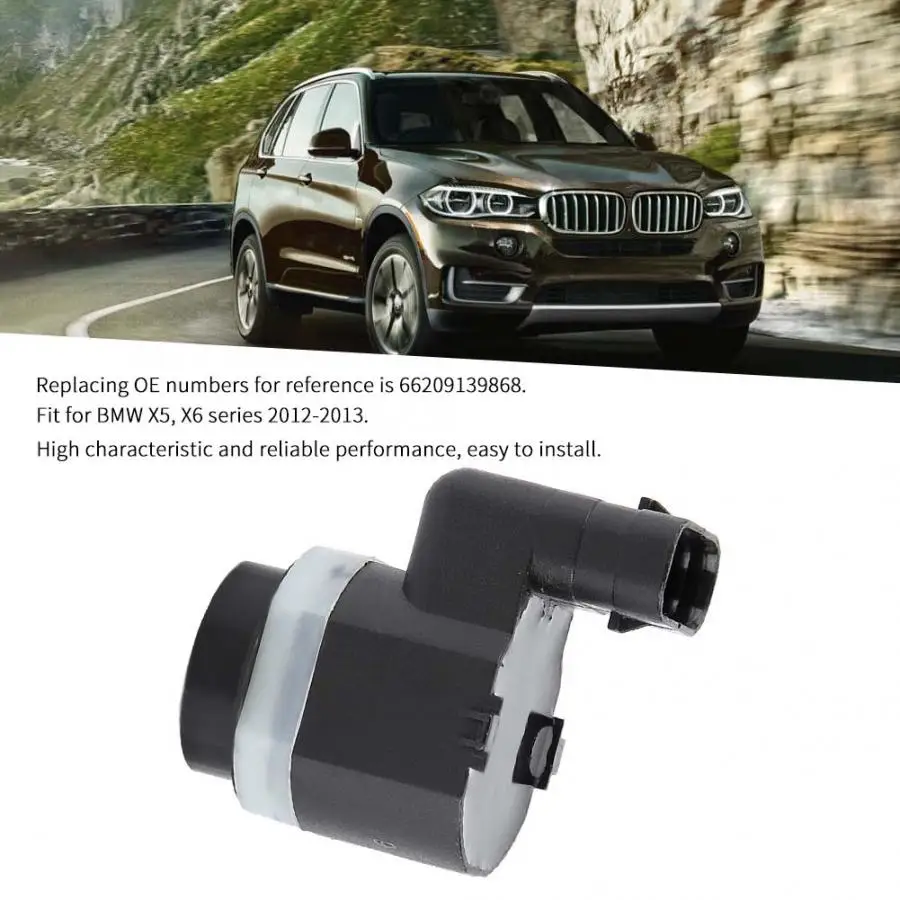 sensor de estacionamento Bumper Backup Parking Reverse Sensor Universal for BMW X5 X6 66209139868 car-detector |