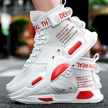 

spring high top unisex Sneakers hot sale mens shoes casual for adults tenis masculino Breathable mesh fashion Casual men shoes