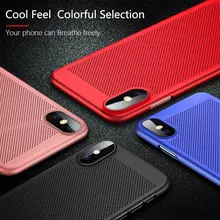 Матовый теплоотвод чехол для телефона для iPhone 11 Pro MAX XS MAX XR X охлаждающий чехол PC shell для iPhone 6 6S 7 8 Plus 5 5S SE