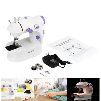 

Portable 2-Speed Mini Sewing Machine With Light and Cutter with US plug/EU plug