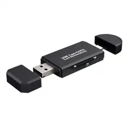 3 в 1 OTG картридер Тип C + Micro USB + USB High-Скорость USB2.0 Мини Портативная карта памяти Reader Для Android компьютер соучастником