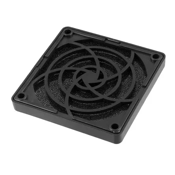 

Black Plastic Square Dustproof Filter 80mm PC Case Fan Dust Guard Mesh