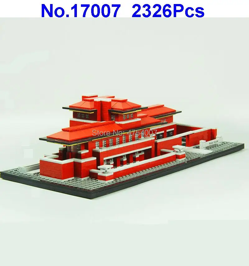 

2326Pcs Architecture Series Robie House Lepin Building Block Compatible 21010 Toy