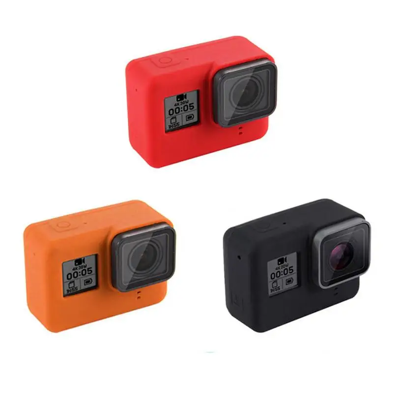 

For PULUZ Hero7 Camera Silicone Case for Go Pro7/6/5 Black Camera Case for GO PRO 7 Camera Protector