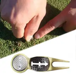 1 шт новый инструмент для гольфа Металл Зеленый аппаратные средства гольф-маркер брелок клипса для обшивки аксессуары дропшиппинг