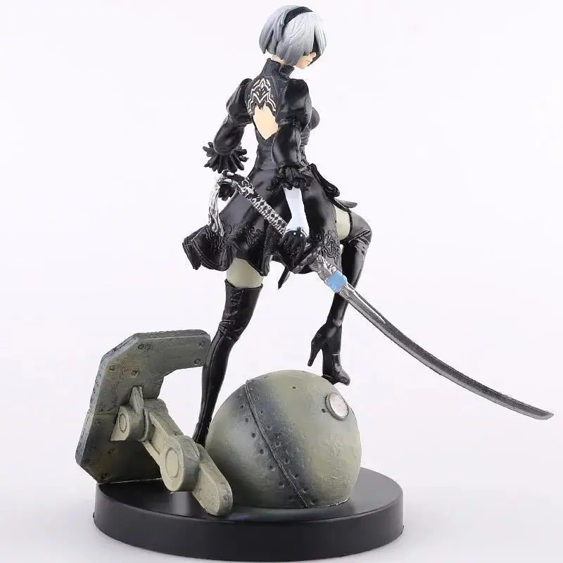 

15CM Game 2B Nier Automata Figure Action Toys YoRHa 2B No. 2 Type B With Sword Collectible Model Dolls For Boys And Children