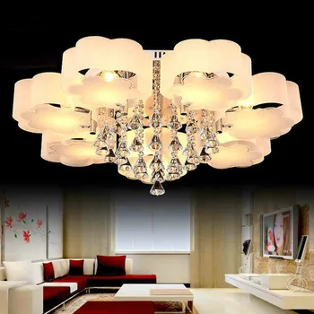 Modern Plum Acrylic Bedroom Led Chandeliers Lighting Lustre Crystal Living Room Dimmable Led Ceiling Chandelie Light Fixtures Modern Plum Acrylic Bedroom Led Chandeliers Lighting Lustre Crystal Living Room Dimmable Led Ceiling Chandelie Light Fixtures