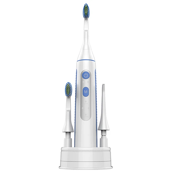 

Two-in-one Electric Toothbrush Battery Operated with Brush Head Oral Irrigator Head Oral Hygiene Health Rechargeable Tooth Brush