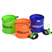Bobing складное 17 см X 17 см EVA рыболовное Ведро складное ведро для воды баррель приманка рыболовные снасти коробки Pesca аксессуары