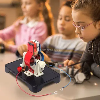 

Experiment Instrument School DIY Simple DC Electric Motor Model Assemble Kit for Kids Physics Science Educationa