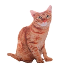 1 шт. 50 см Имитация Плюшевые кошачьи подушки мягкая набивная подушка с изображением животных Диван Декор Мультяшные плюшевые игрушки для детей подарок для детей