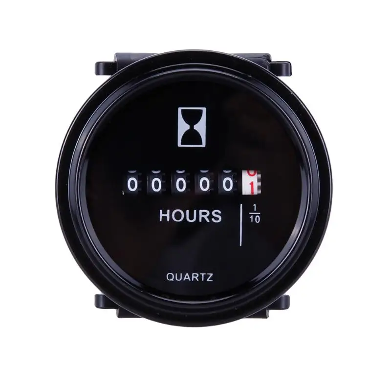 

12v 24v 36v Hour Meter for Marine Boat Engine 2" Round Waterproof Gauge