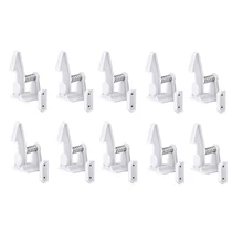 10 защелок для защиты от детей, Детский замок для ящика шкафа, детский Невидимый шкаф для хранения шифоньер, белый