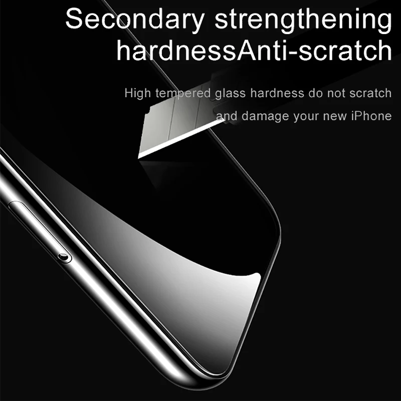Закаленное стекло для iPhone Xs Max X XR 6 7 8 Plus 5 4 ix p 7p|Защитные стёкла и плёнки| |