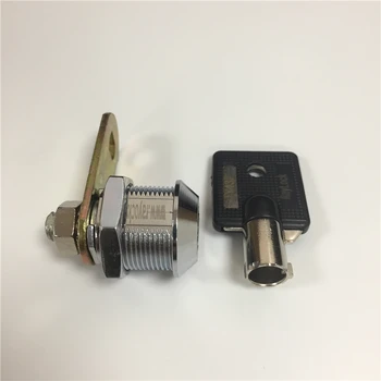 

Raylock 1 piece 37mm key withdrawn in one position long cam lock with 2 keys for mailbox toolbox cabinet door