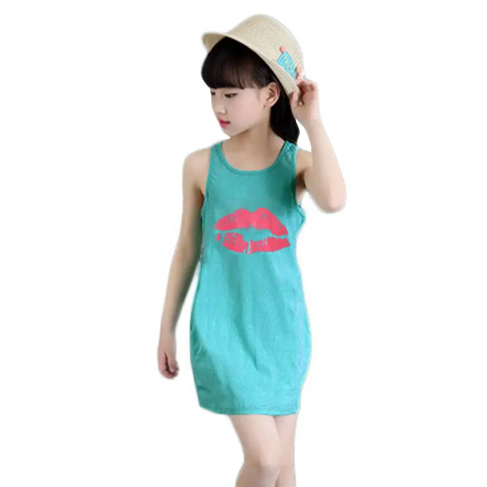 

girls summer dress kids dresses for girls baby girl clothes summer 2019 New fashion Korean fashion princess dress vest dresses