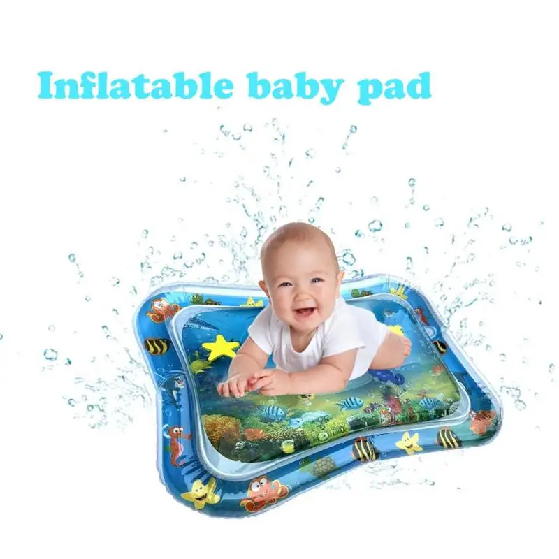 Murah Air Bermain Mat Inflatable Bayi Perut Waktu Playmat Balita Kegiatan Yang Menyenangkan Bermain Pusat Mempromosikan Koordinasi Mata dan Tangan