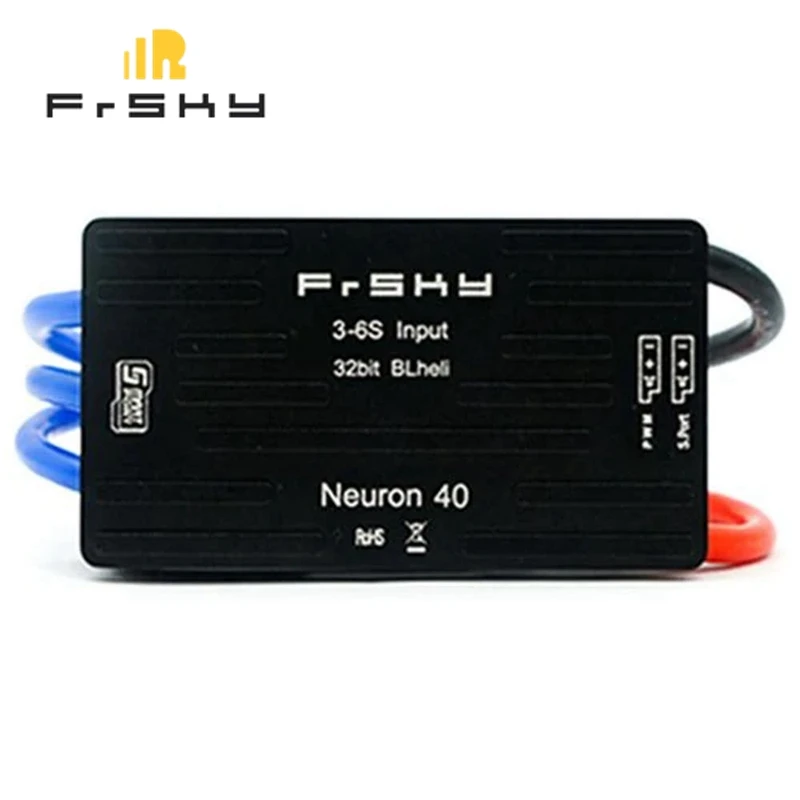 

Frsky Neuron Brushless ESC 40/60/80A 32Bit 3-6S Input Brushless ESC Built-in Telemetry for FPV RC Airplane Drone Spare Part Accs